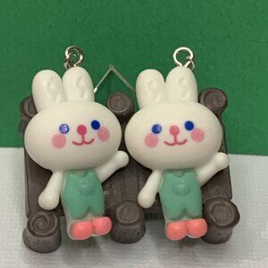 Easter Bunny, Bunny Rabbit Earring, Easter Basket Gift, Rabbit Earring, Bunny